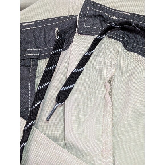 HANG TEN Hybrid Swim Shorts Chinos 36 Beige Drawstring Quick Dry Golf Beach - Picture 7 of 8